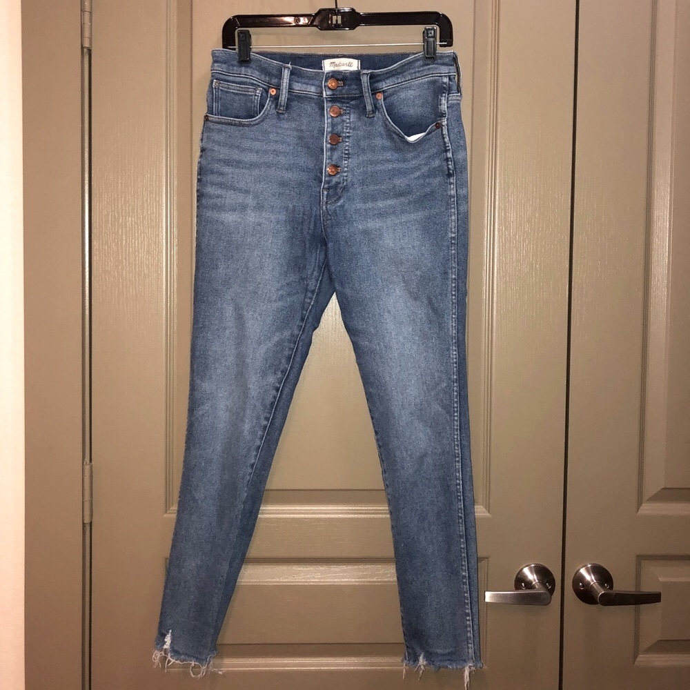 Madewell 10” high rise skinny